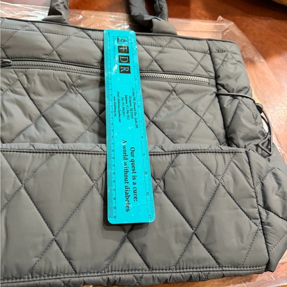 Vera Bradley Dark Slate Quilted Tote - Picture 5 of 6